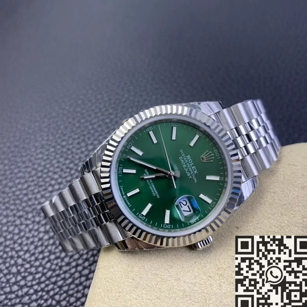 Rolex Datejust M126334-0028 Mint Green Dial Size 41mm Watch EW Factory DailyWear 2769