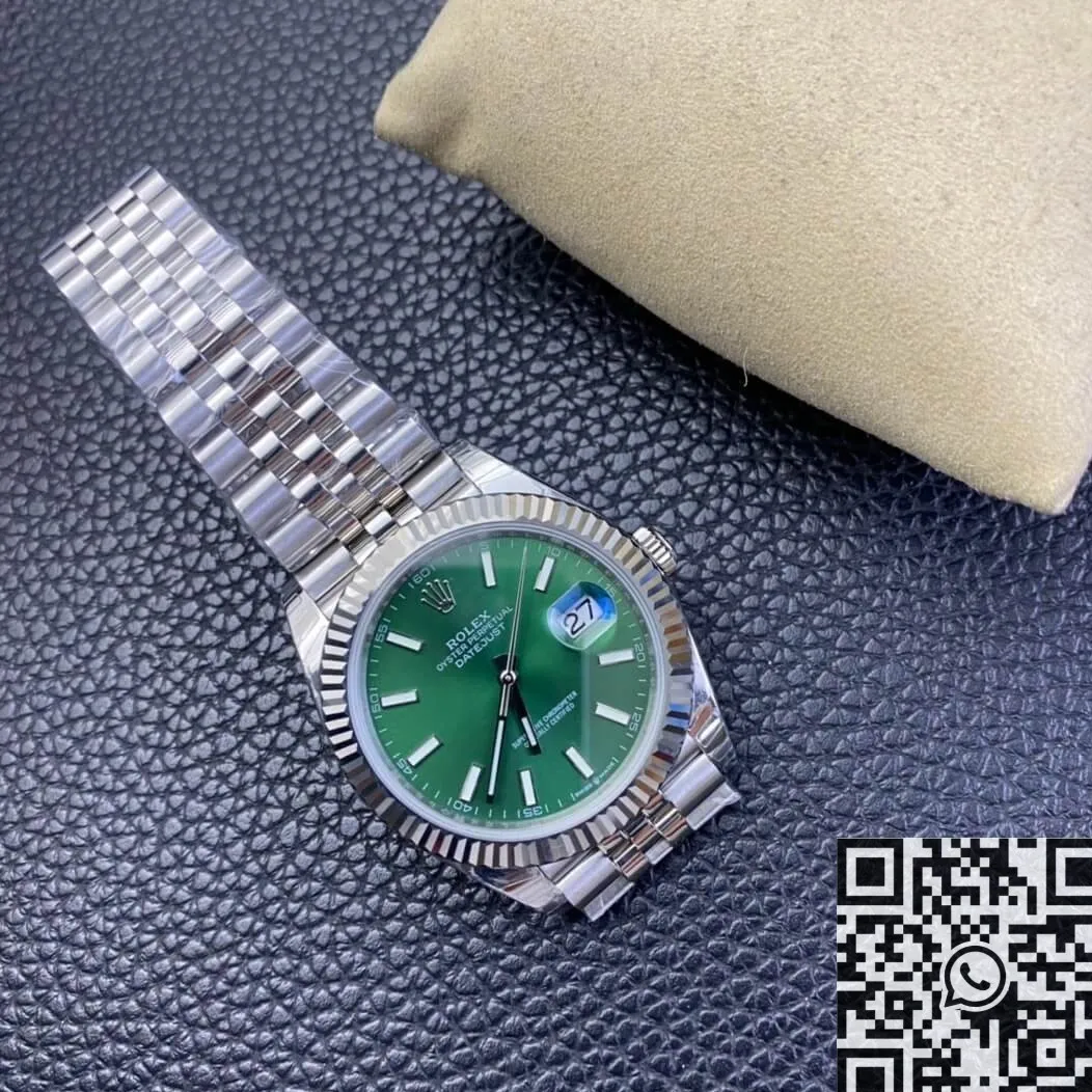 Rolex Datejust M126334-0028 Mint Green Dial Size 41mm Watch EW Factory DailyWear 2769