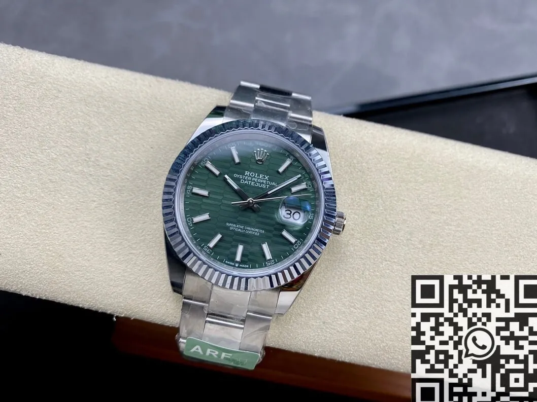 Rolex Datejust M126334-0029 Mint Green Watch Size 41mm ARF Factory SmartChoice 2137
