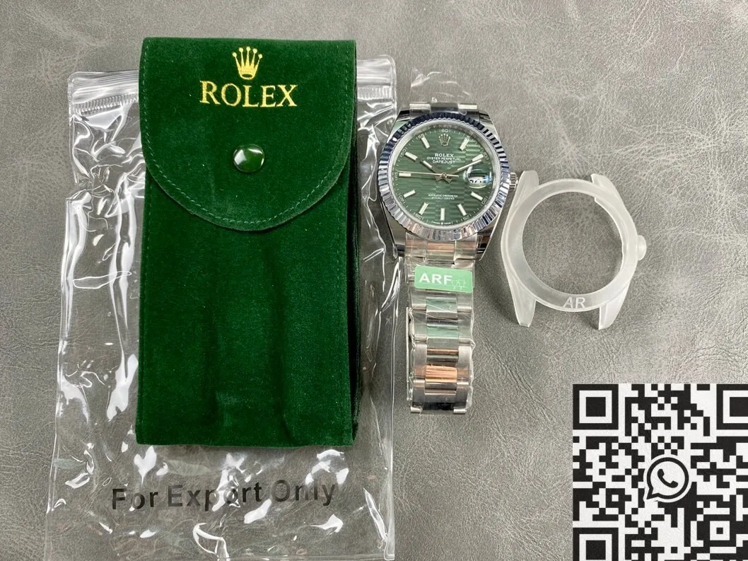 Rolex Datejust M126334-0029 Mint Green Watch Size 41mm ARF Factory SmartChoice 2137