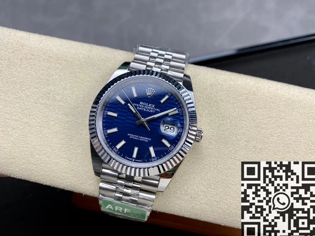 Rolex Datejust M126334-0032 Water Ripple Blue Watch Size 41mm ARF Factory TopPick 2140