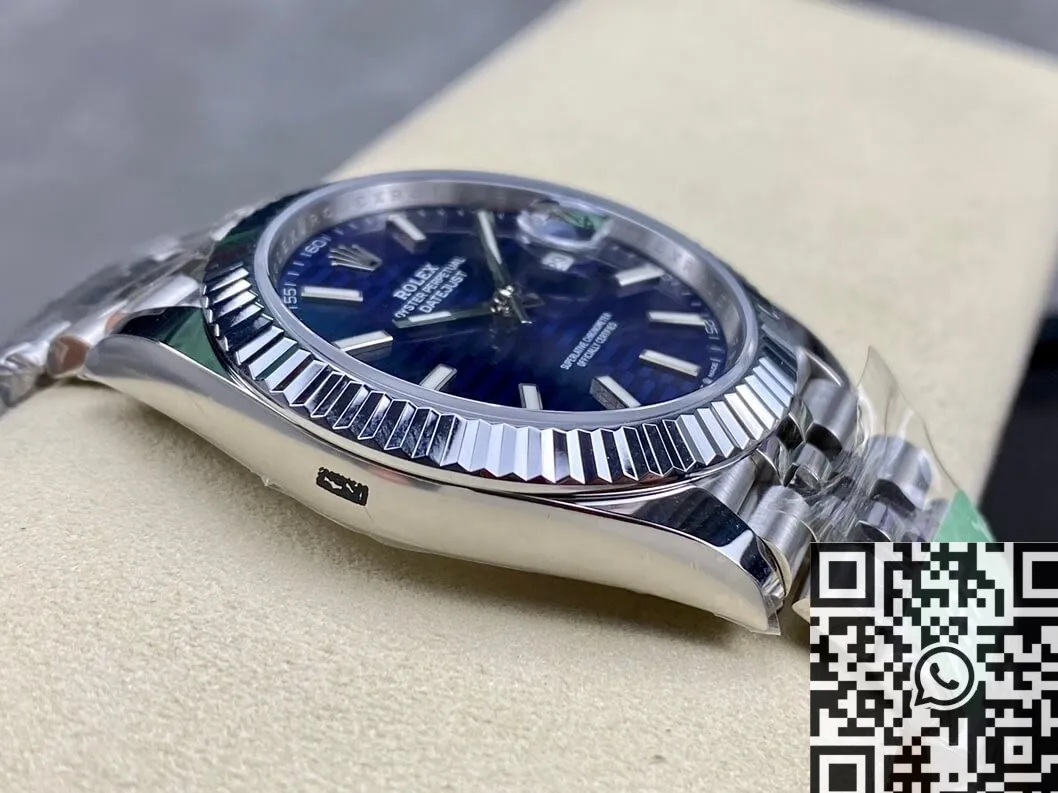 Rolex Datejust M126334-0032 Water Ripple Blue Watch Size 41mm ARF Factory TopPick 2140