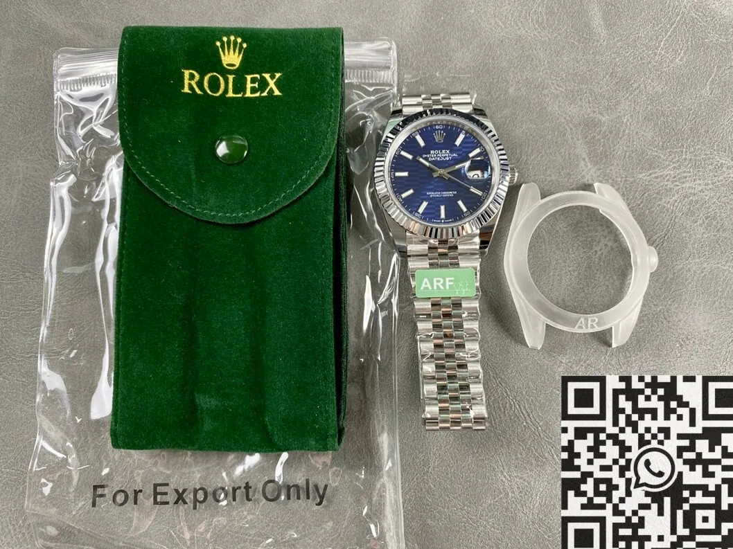 Rolex Datejust M126334-0032 Water Ripple Blue Watch Size 41mm ARF Factory TopPick 2140