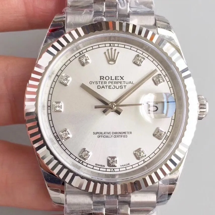 Rolex Datejust M126334 Silver Dial Size 41mm Watch EW Factory Upgraded 2761
