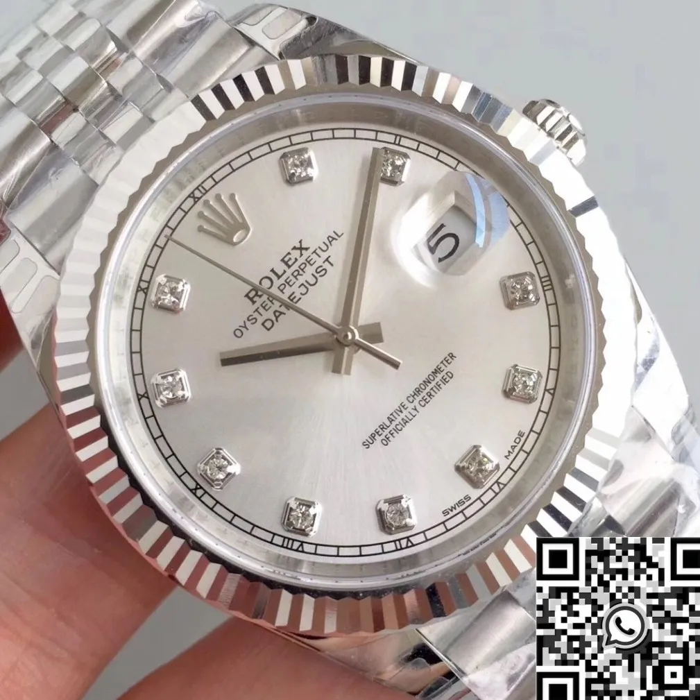 Rolex Datejust M126334 Silver Dial Size 41mm Watch EW Factory Upgraded 2761