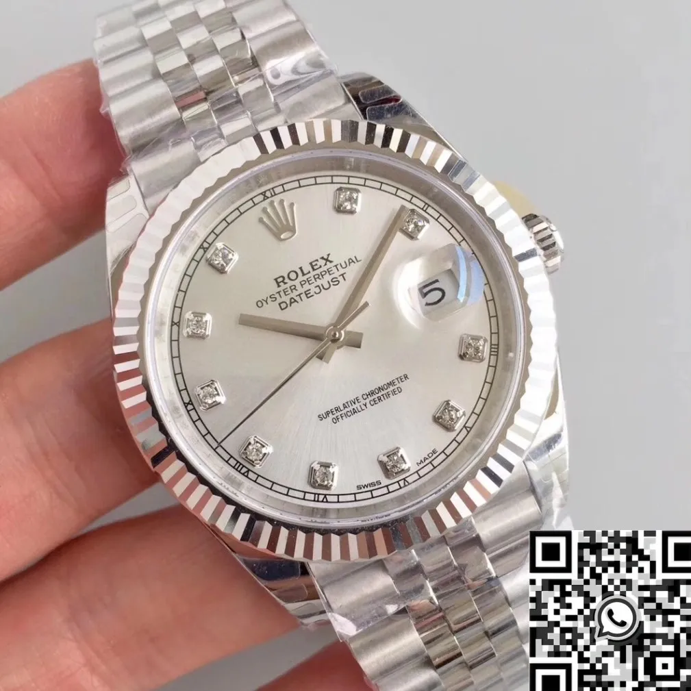 Rolex Datejust M126334 Silver Dial Size 41mm Watch EW Factory Upgraded 2761