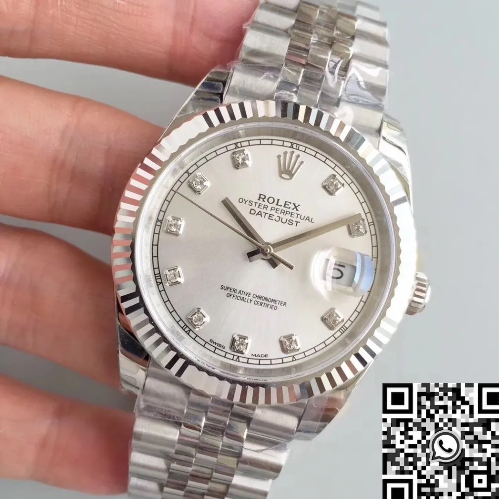 Rolex Datejust M126334 Silver Dial Size 41mm Watch EW Factory Upgraded 2761