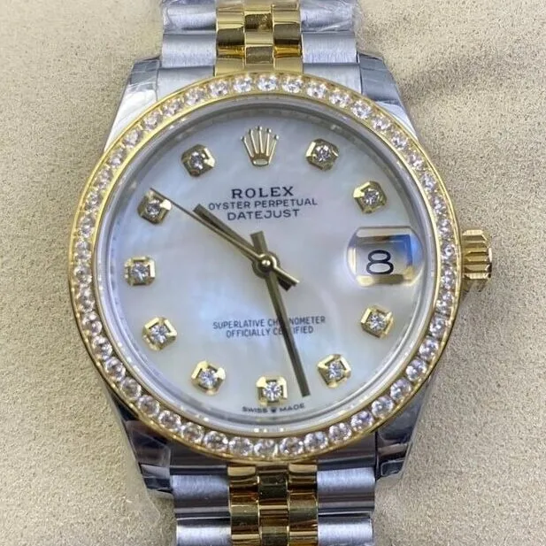 Rolex Datejust M278383RBR-0028 Gold Watch Size 31mm EW Factory MoistureWicking 2766