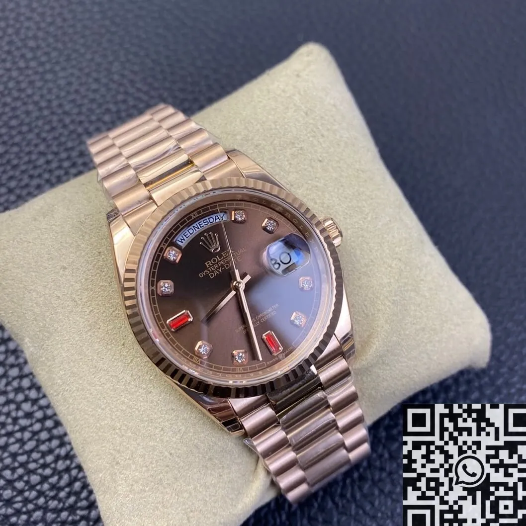 Affordable Rolex Day Date 118235 Rose Gold Watches Size 36mm EW Factory 2768