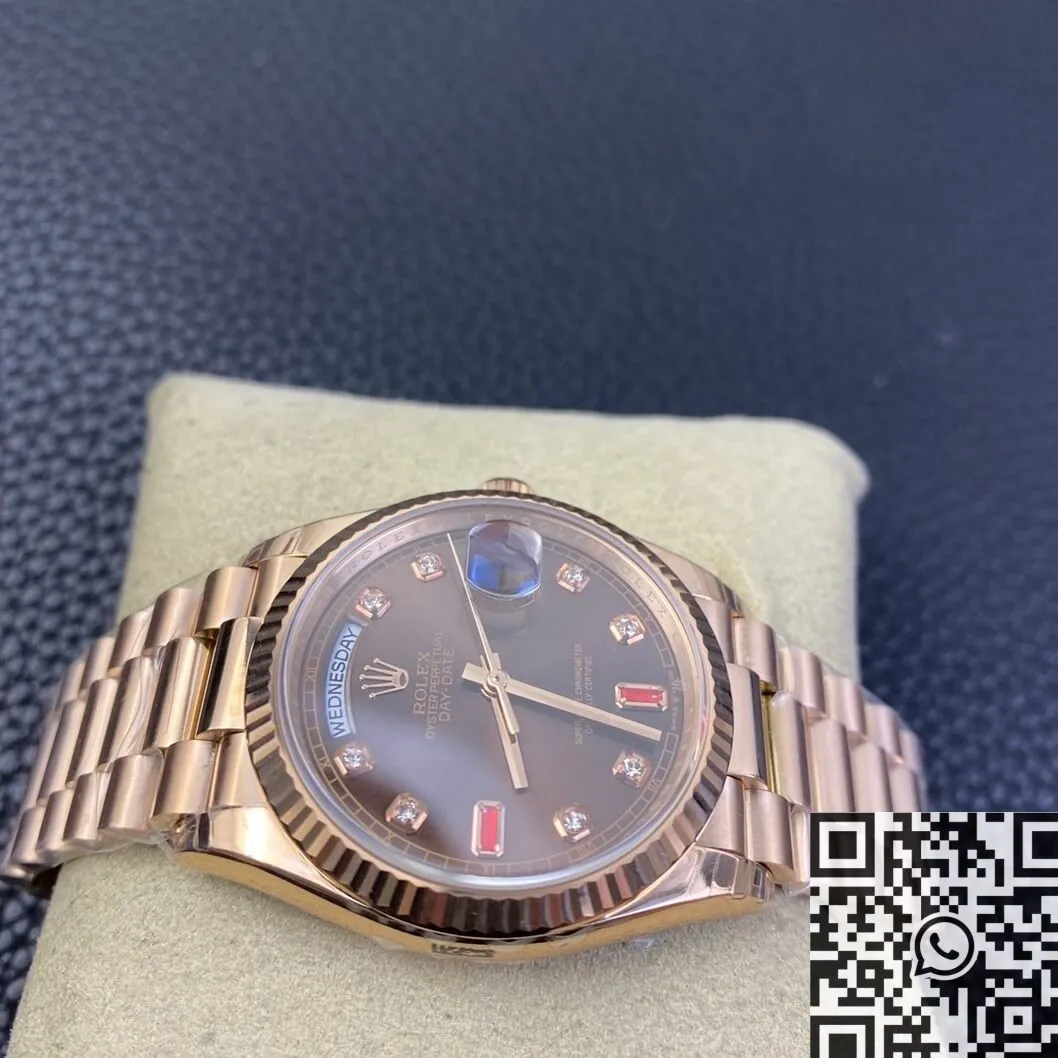 Affordable Rolex Day Date 118235 Rose Gold Watches Size 36mm EW Factory 2768