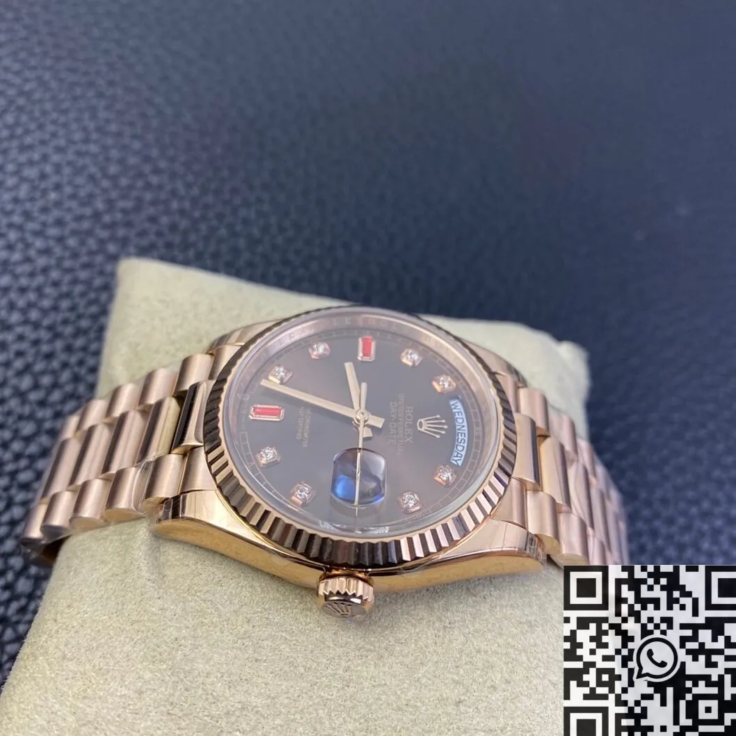 Affordable Rolex Day Date 118235 Rose Gold Watches Size 36mm EW Factory 2768