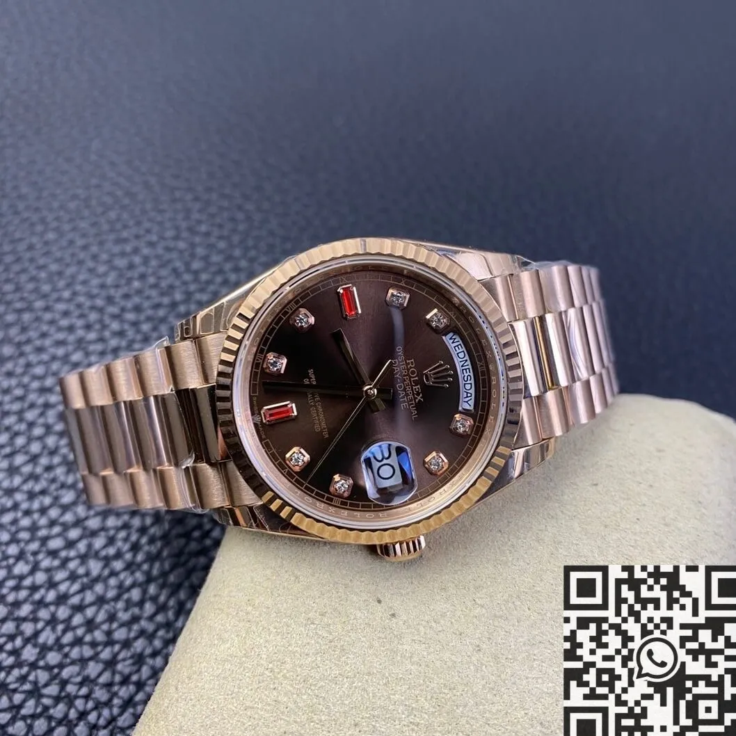 Affordable Rolex Day Date 118235 Rose Gold Watches Size 36mm EW Factory 2768