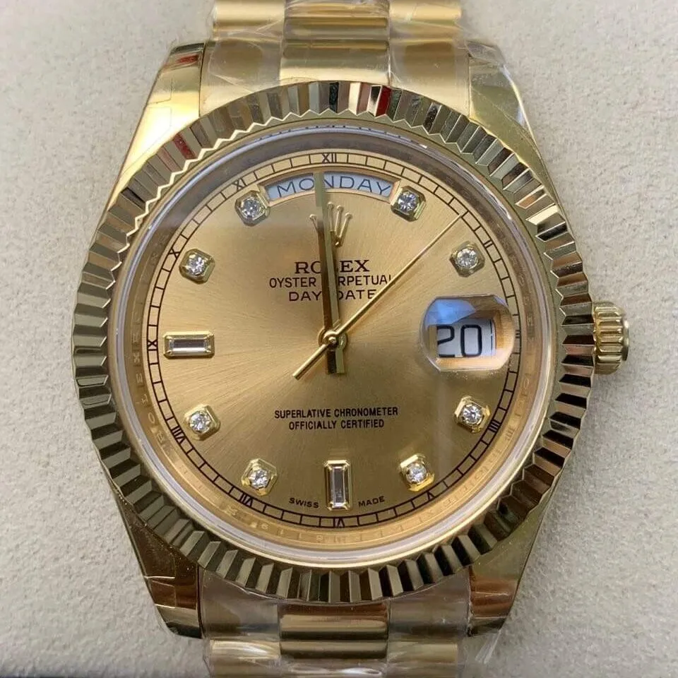 Rolex Day Date 118238 Gold Watch Size 40mm EW Factory Stretchable 2771