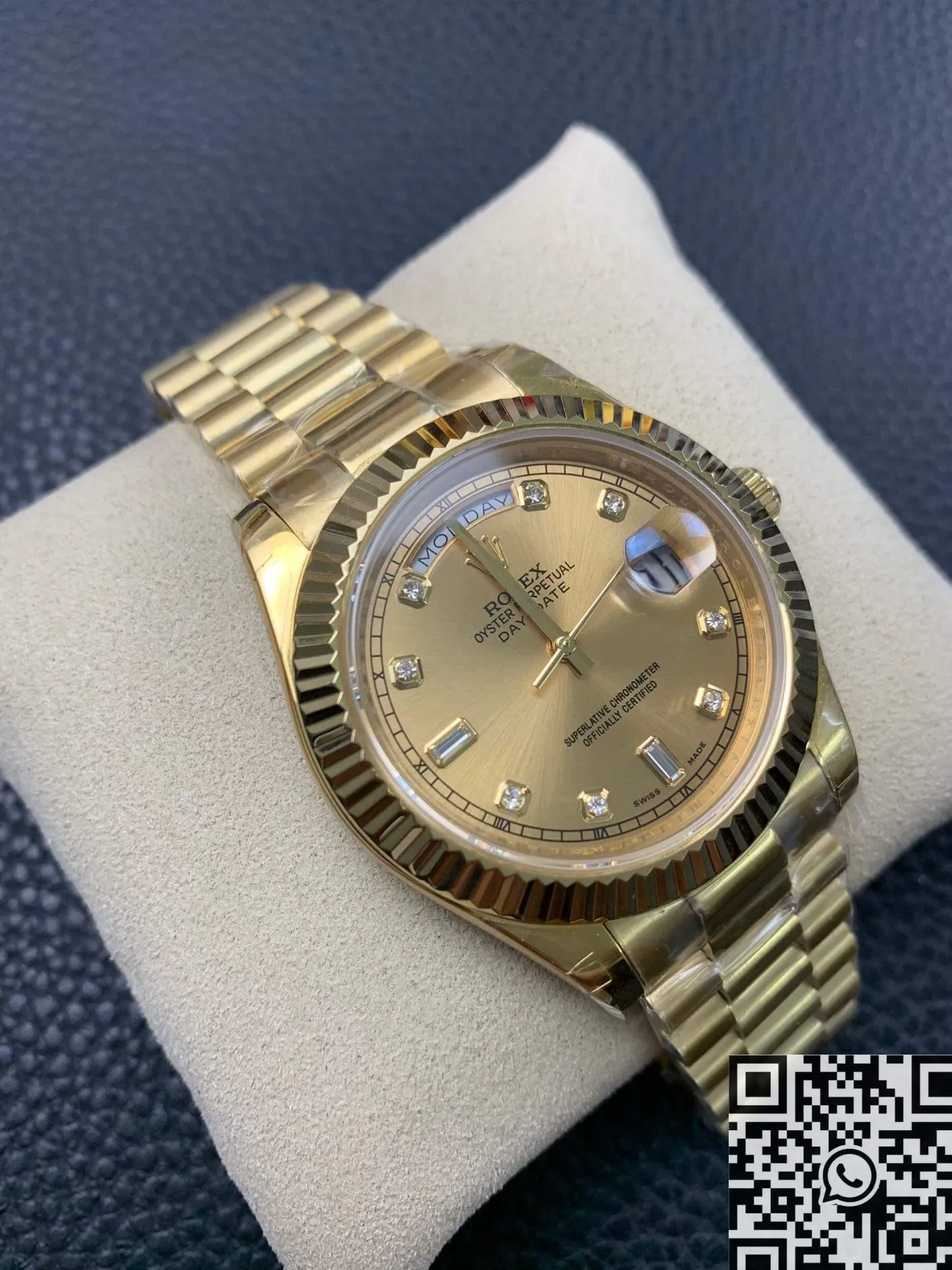 Rolex Day Date 118238 Gold Watch Size 40mm EW Factory Stretchable 2771