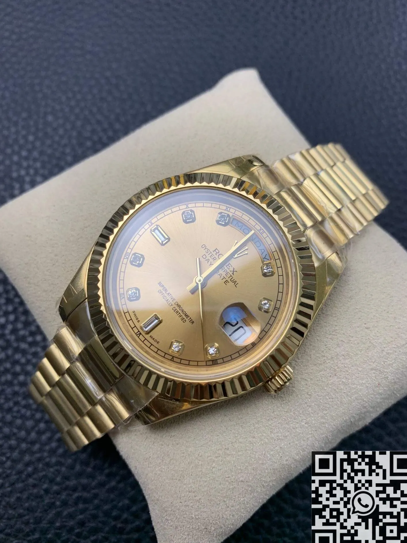 Rolex Day Date 118238 Gold Watch Size 40mm EW Factory Stretchable 2771
