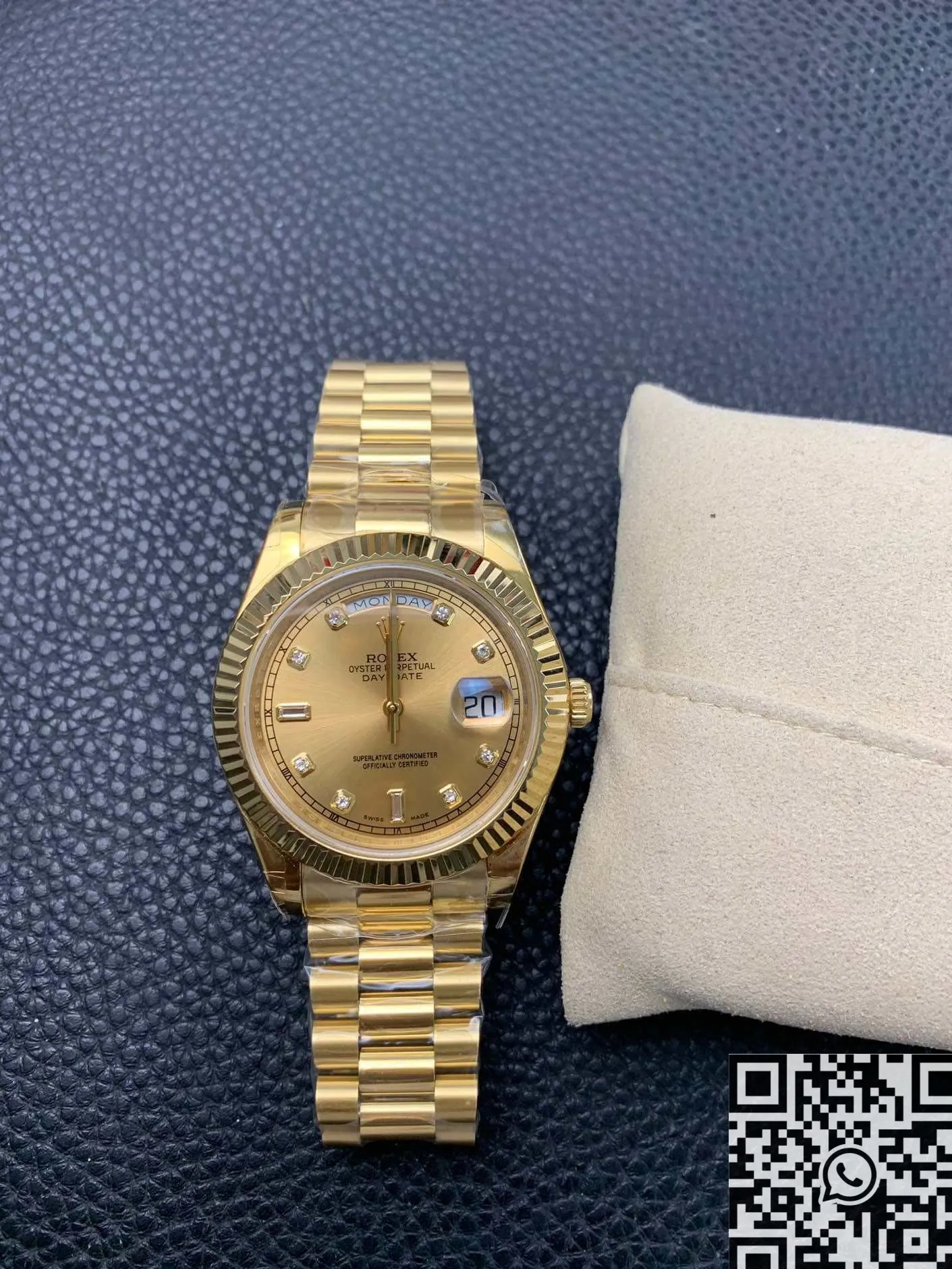 Rolex Day Date 118238 Gold Watch Size 40mm EW Factory Stretchable 2771