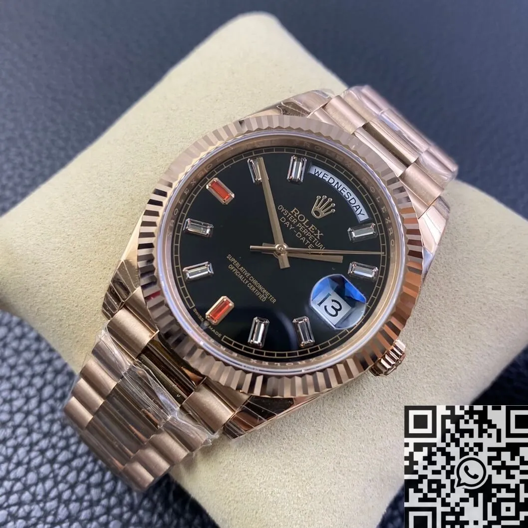 SunProtective Rolex Day Date 218235-83215 Rose Gold Watches Size 40mm EW Factory 2772