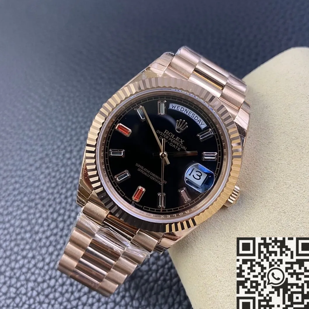 SunProtective Rolex Day Date 218235-83215 Rose Gold Watches Size 40mm EW Factory 2772