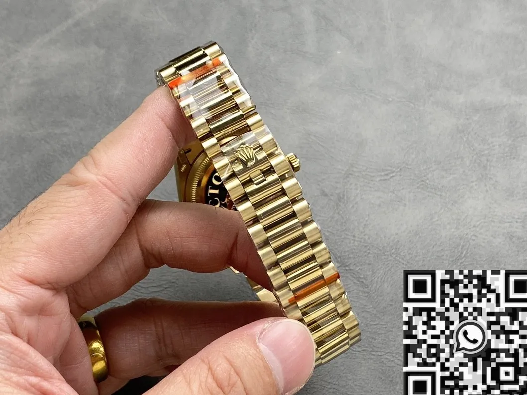 Affordable Rolex Day Date Dial M128238 – 0132 Gold Watch 36mm Q Factory 2707