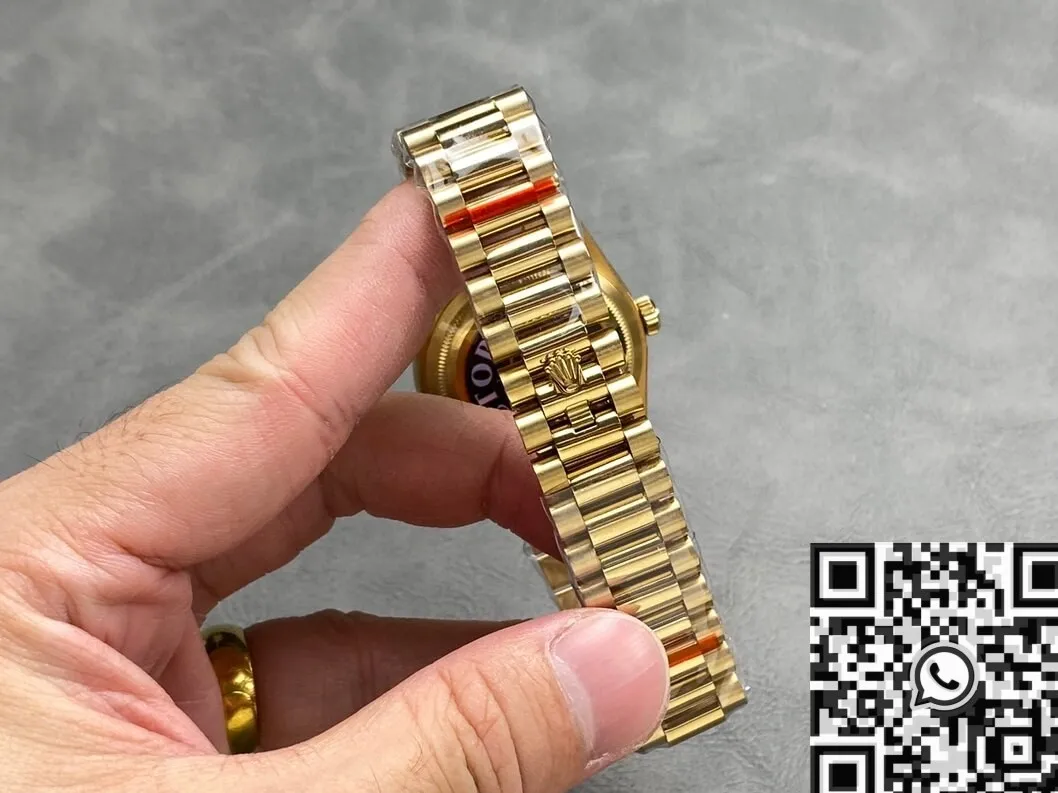 Rolex Day Date Fake M118238 Champagne Gold Dial 36mm Watch Q Factory Supportive 2713