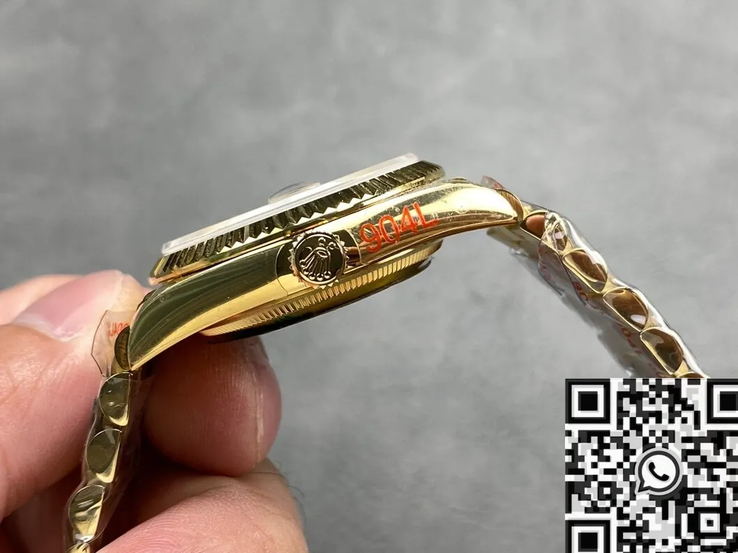Rolex Day Date Fake M118238 Champagne Gold Dial 36mm Watch Q Factory Supportive 2713