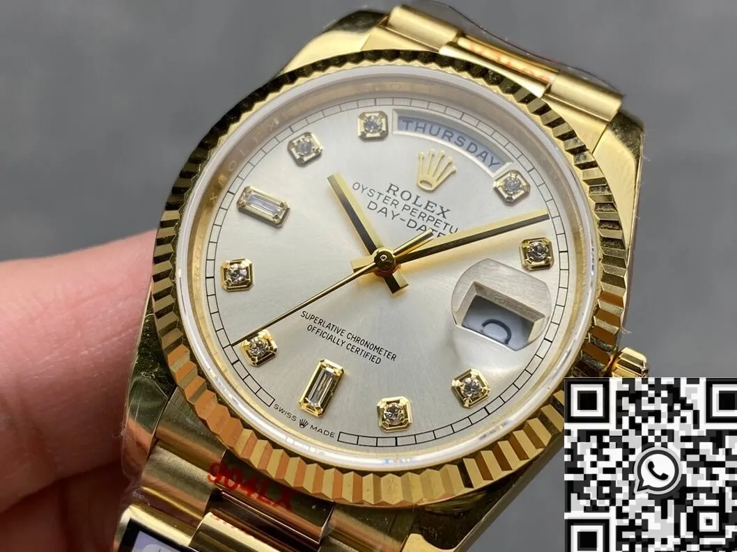 DailyWear Rolex Day Date For Sale M128238 Size 36mm Diamond Scale Watch Q Factory 2711