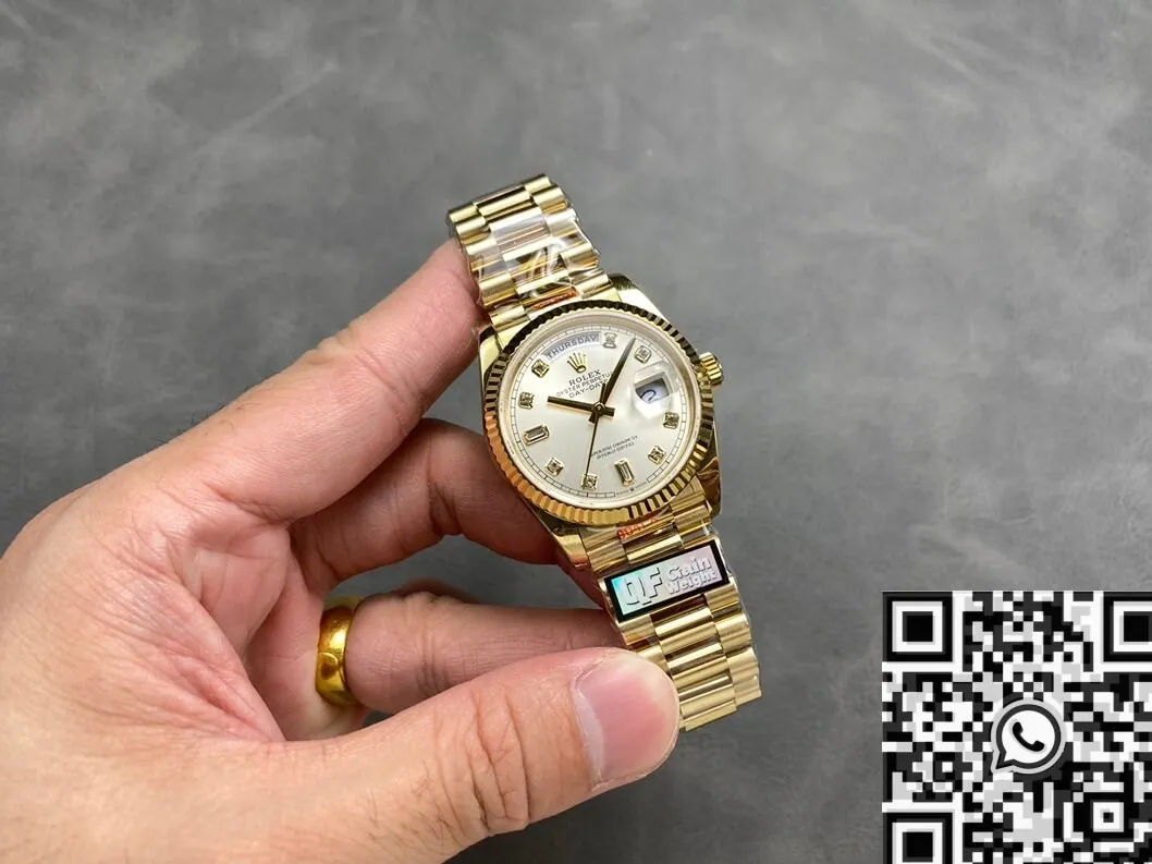 DailyWear Rolex Day Date For Sale M128238 Size 36mm Diamond Scale Watch Q Factory 2711