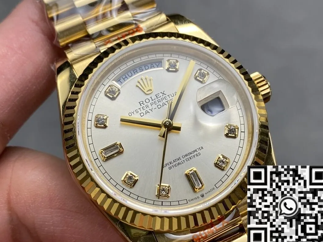 DailyWear Rolex Day Date For Sale M128238 Size 36mm Diamond Scale Watch Q Factory 2711