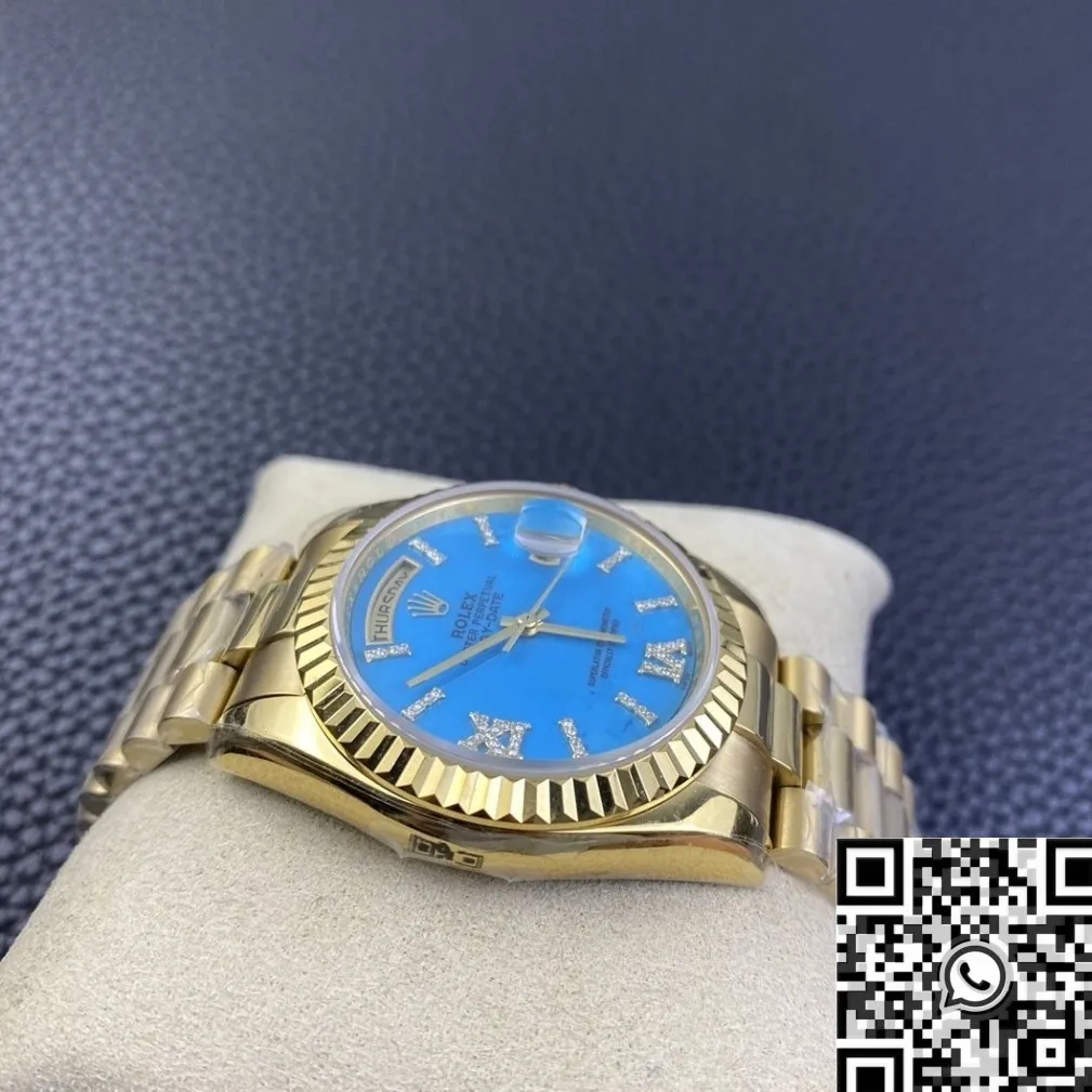 HighPerformance Rolex Day Date M118238-0071 Turquoise Dial Gold Watches Size 36mm EW Factory 2775