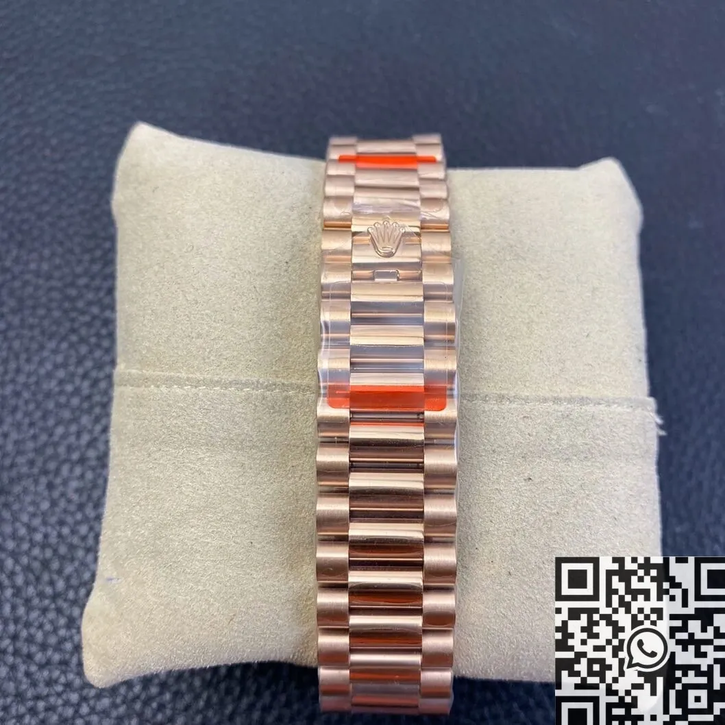 Packable Rolex Day Date M128235-0037 Gradient Brown Dial Ladies Rose Gold Watch Size 36mm EW Factory 2777
