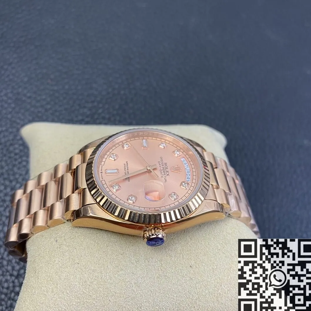 Rolex Day Date M128235-0037 Rose Gold Dial Ladies Rose Gold Watch Size 36mm EW Factory Vibrant 2778