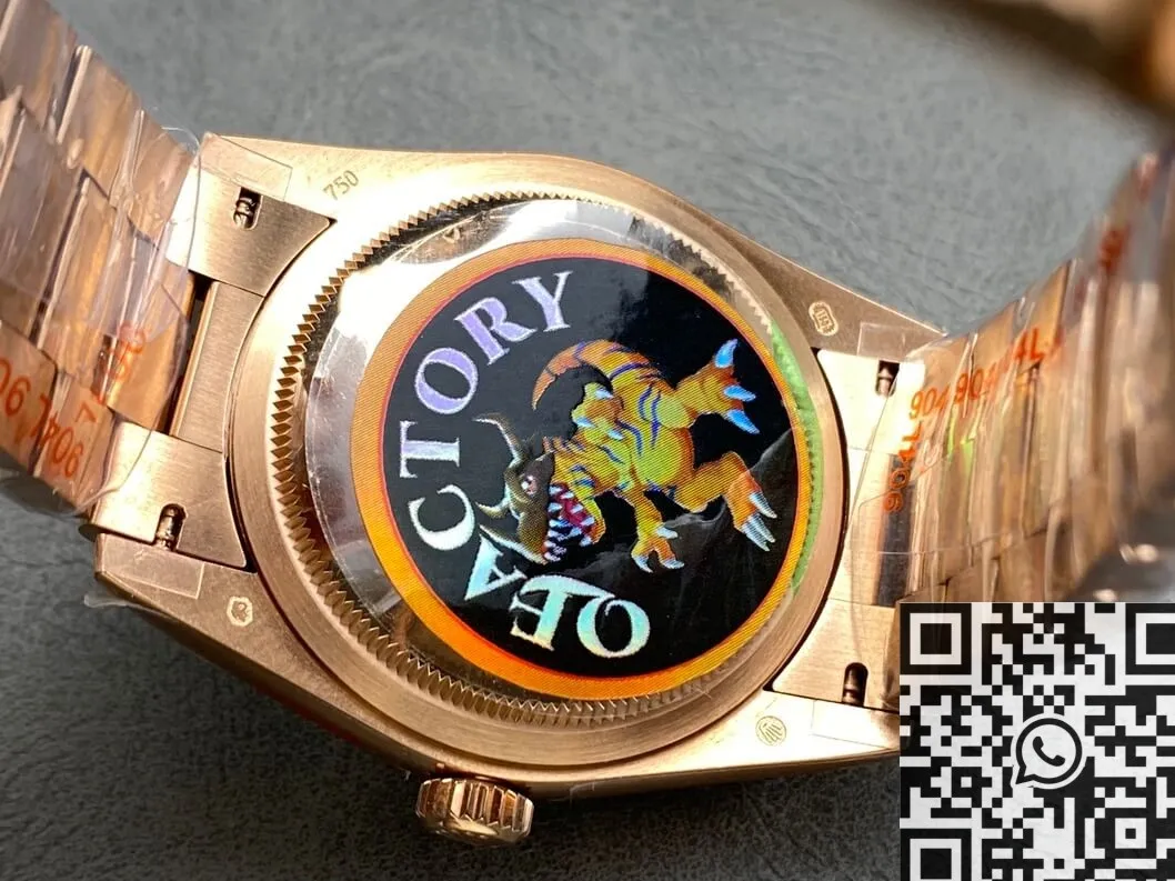 Upgraded Rolex Day Date M128235-0075 Smoked Brown Size 36mm Watch Q Factory 2700