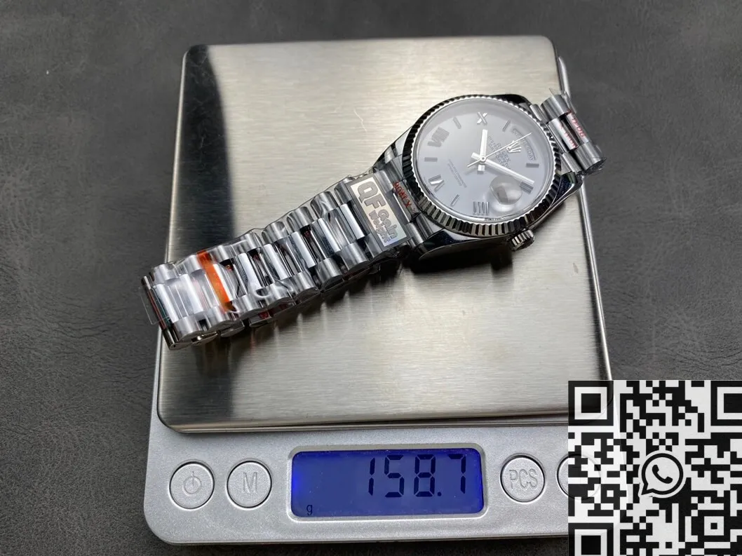 HighQuality Rolex Day-Date M128236-0017 White Dial 36mm Watch Q Factory 2721