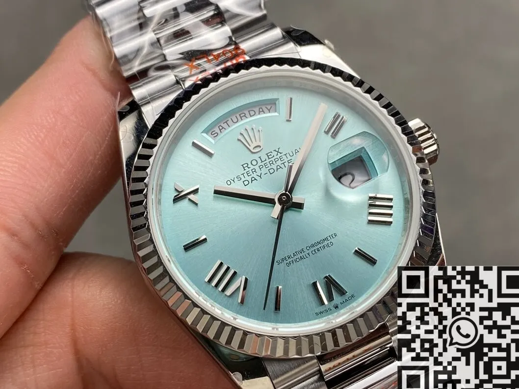 Rolex Day-Date M128236-0018 STrip Nail Scale 36mm Watch Q Factory Resilient 2722