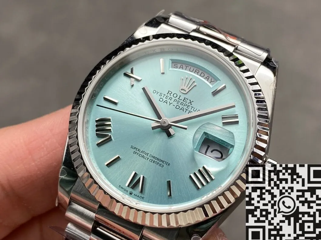 Rolex Day-Date M128236-0018 STrip Nail Scale 36mm Watch Q Factory Resilient 2722