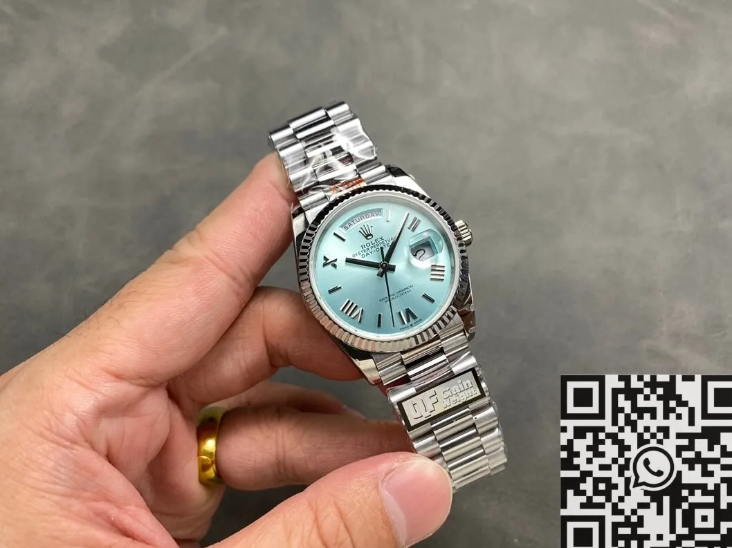 Rolex Day-Date M128236-0018 STrip Nail Scale 36mm Watch Q Factory Resilient 2722