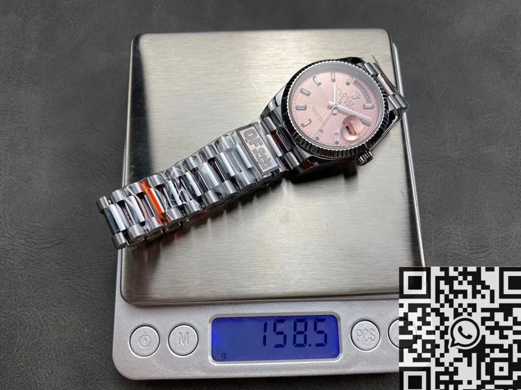 Rolex Day-Date M128236-0024 Pink Dial 36mm Watch Q Factory EyeCatching 2727