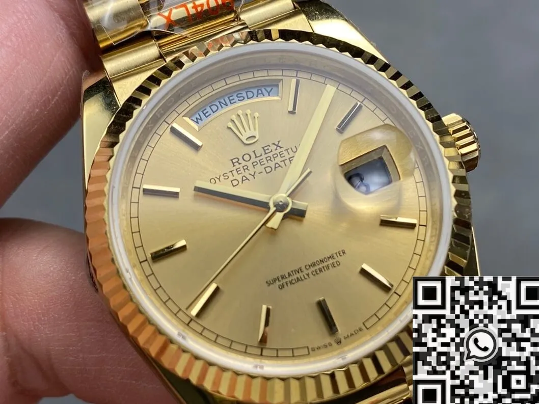 Rolex Day Date M128238 – 0045 Gold Watch 36mm Q Factory Lightweight 2714