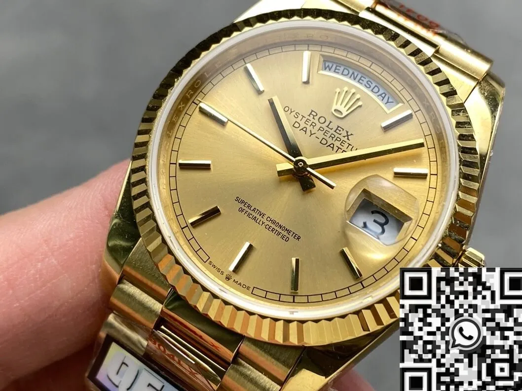 Rolex Day Date M128238 – 0045 Gold Watch 36mm Q Factory Lightweight 2714