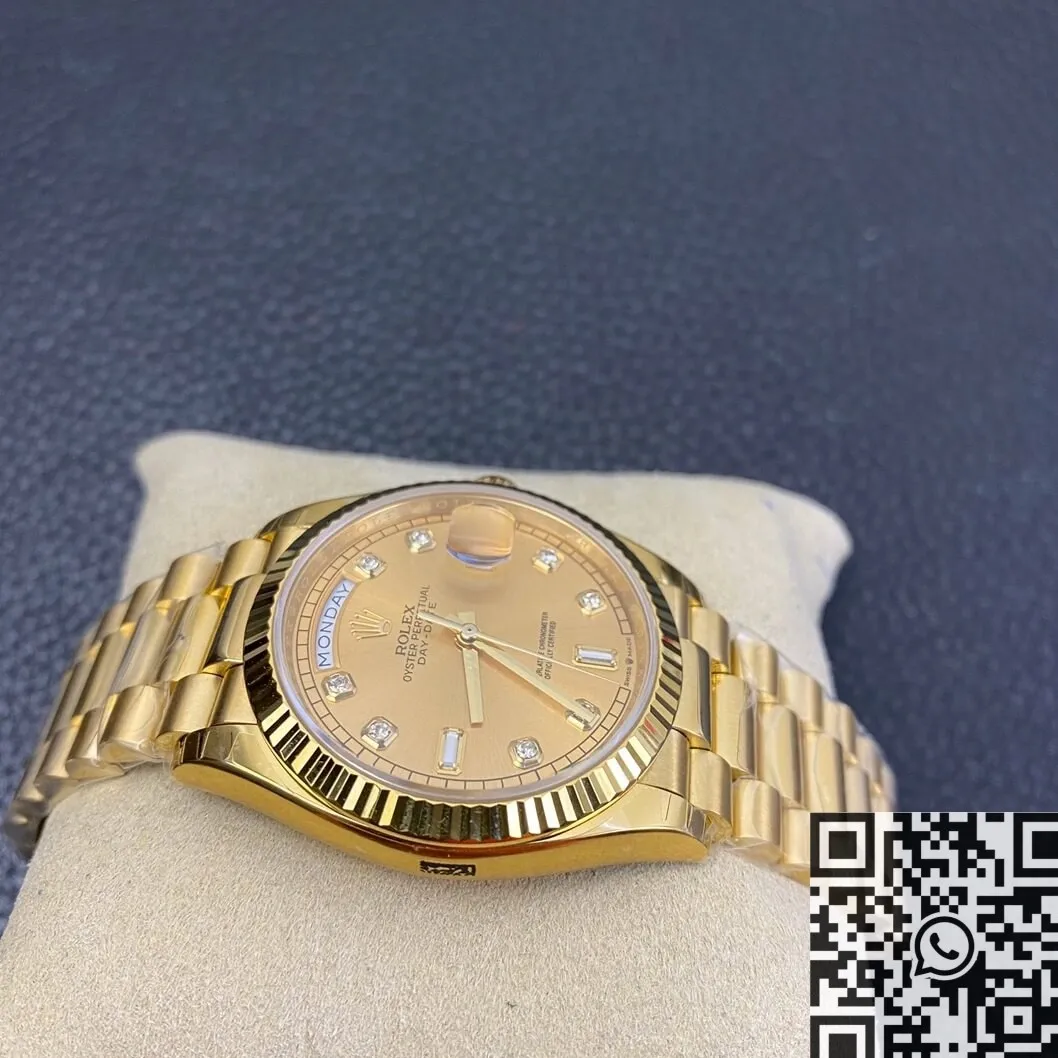 EasyMatch Rolex Day Date M128238-0008 Ladies Gold Watch Size 36mm EW Factory 2779