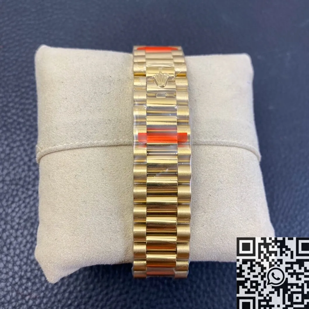 Stretchable Rolex Day Date M128238-0022 Brown Dial Ladies Gold Watch Size 36mm EW Factory 2781
