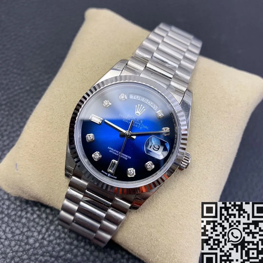 Rolex Day Date M128239-0023 Gradient Blue Dial Size 36mm EW Factory Effortless 2783