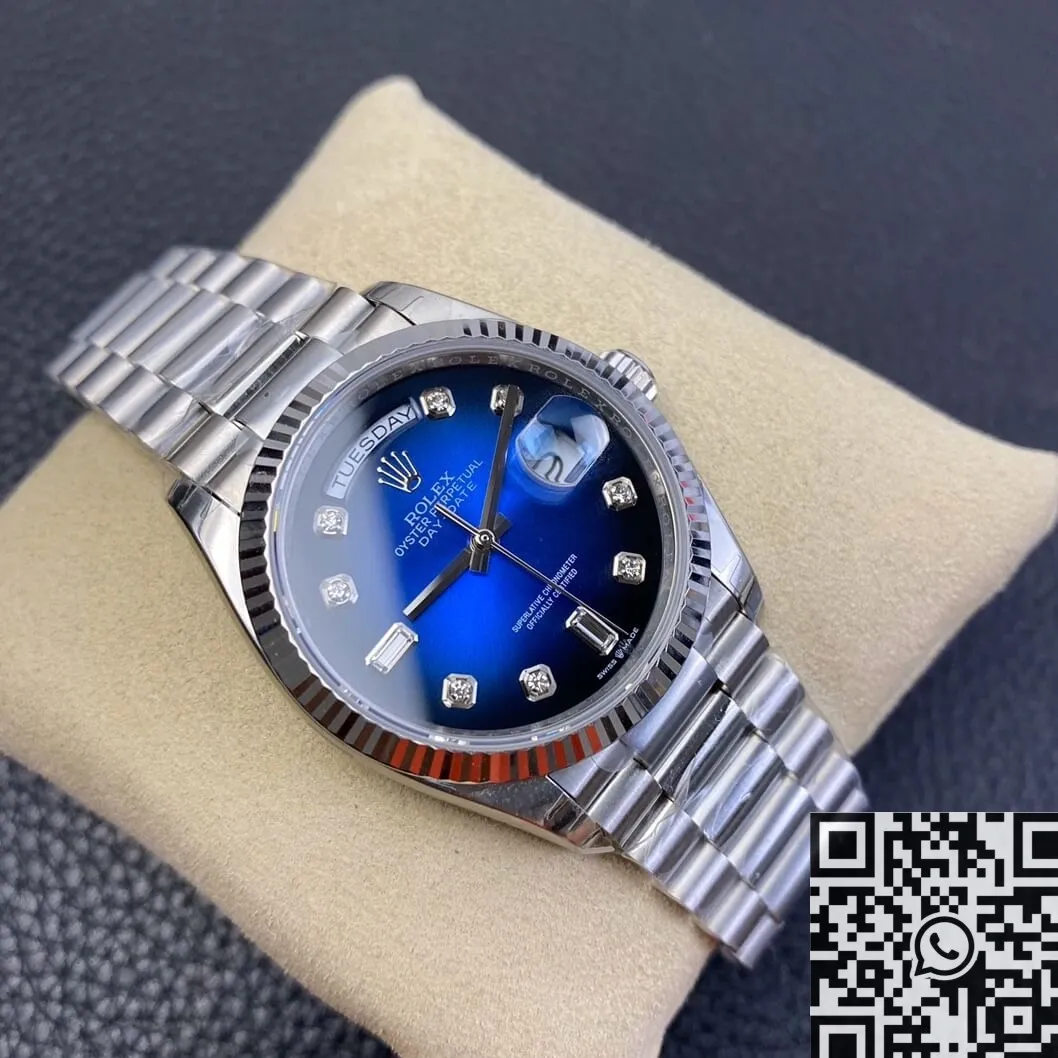 Rolex Day Date M128239-0023 Gradient Blue Dial Size 36mm EW Factory Effortless 2783