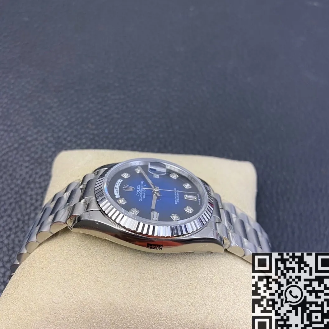 Rolex Day Date M128239-0023 Gradient Blue Dial Size 36mm EW Factory Effortless 2783