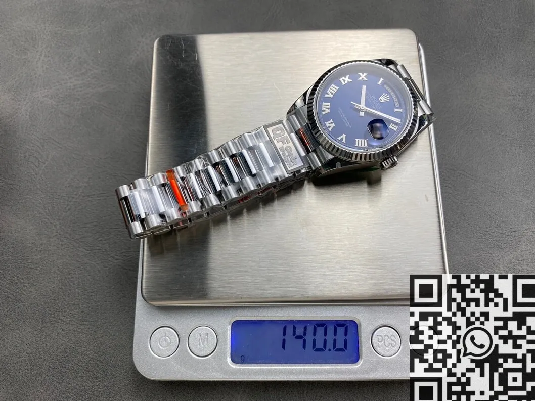 Rolex Day-Date M128239-0063 Blue Dial 36mm Watch Q Factory Modern 2724