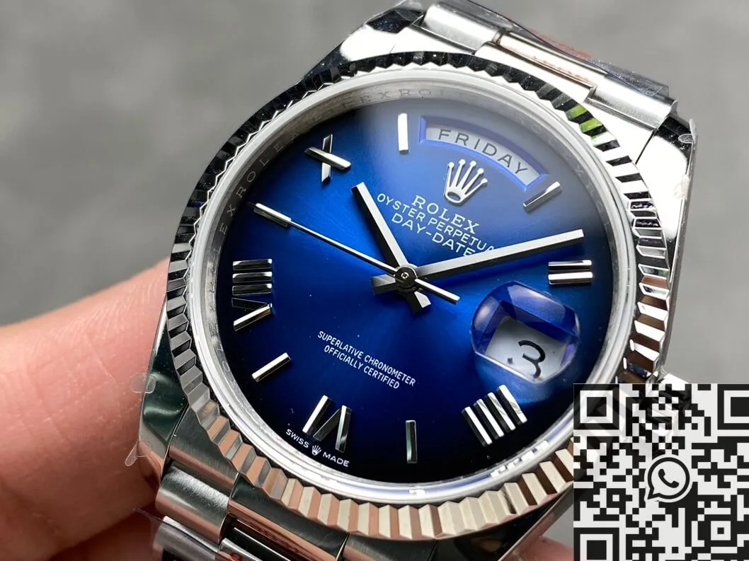 Rolex Day-Date M128239-0063 Gradual Blue Dial 36mm Watch Q Factory EasyCare 2725