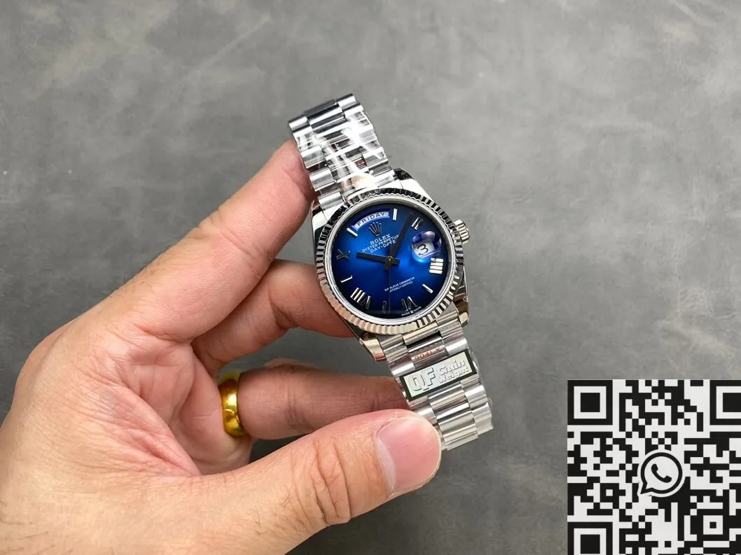 Rolex Day-Date M128239-0063 Gradual Blue Dial 36mm Watch Q Factory EasyCare 2725