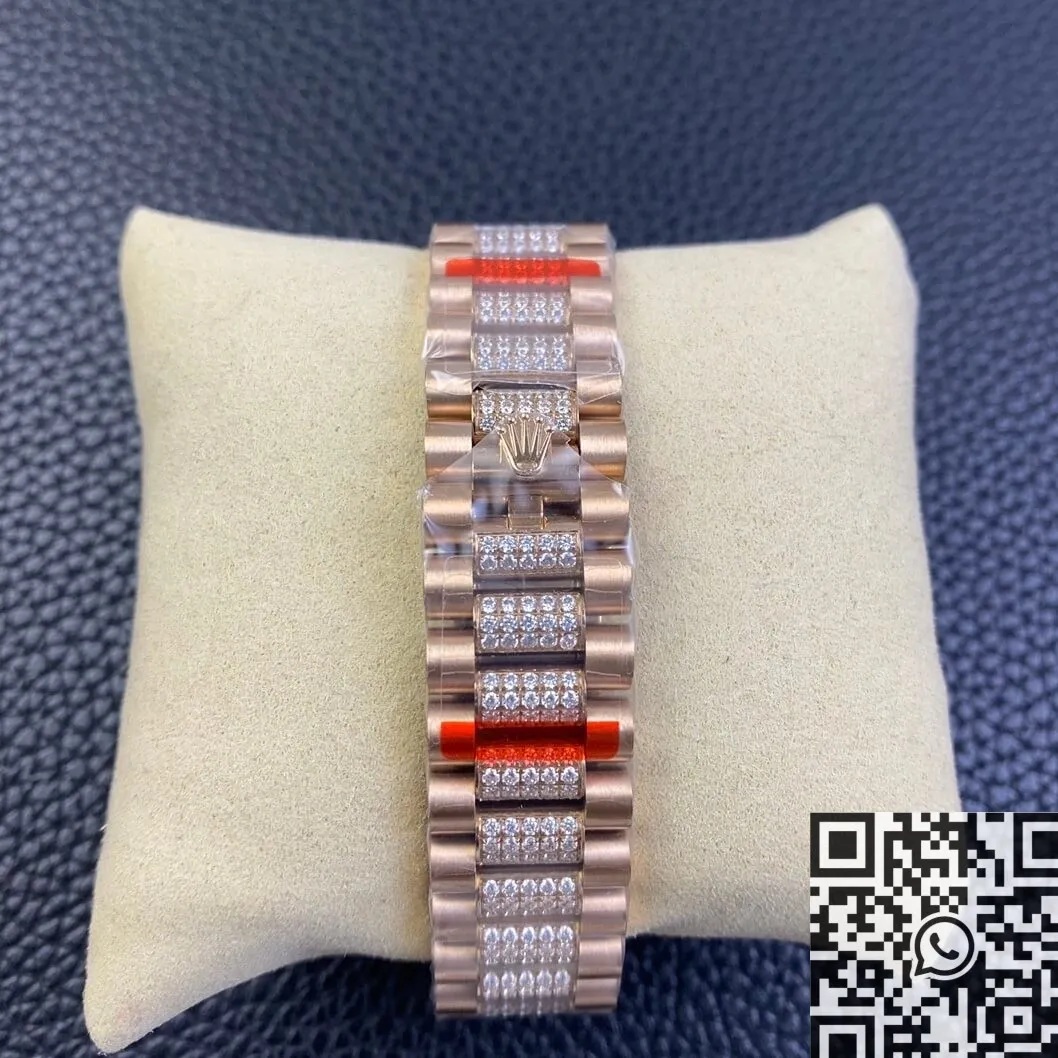 Rolex Day Date M218345RBR-0041 Rose Gold Watches Size 36mm EW Factory Classic 2785