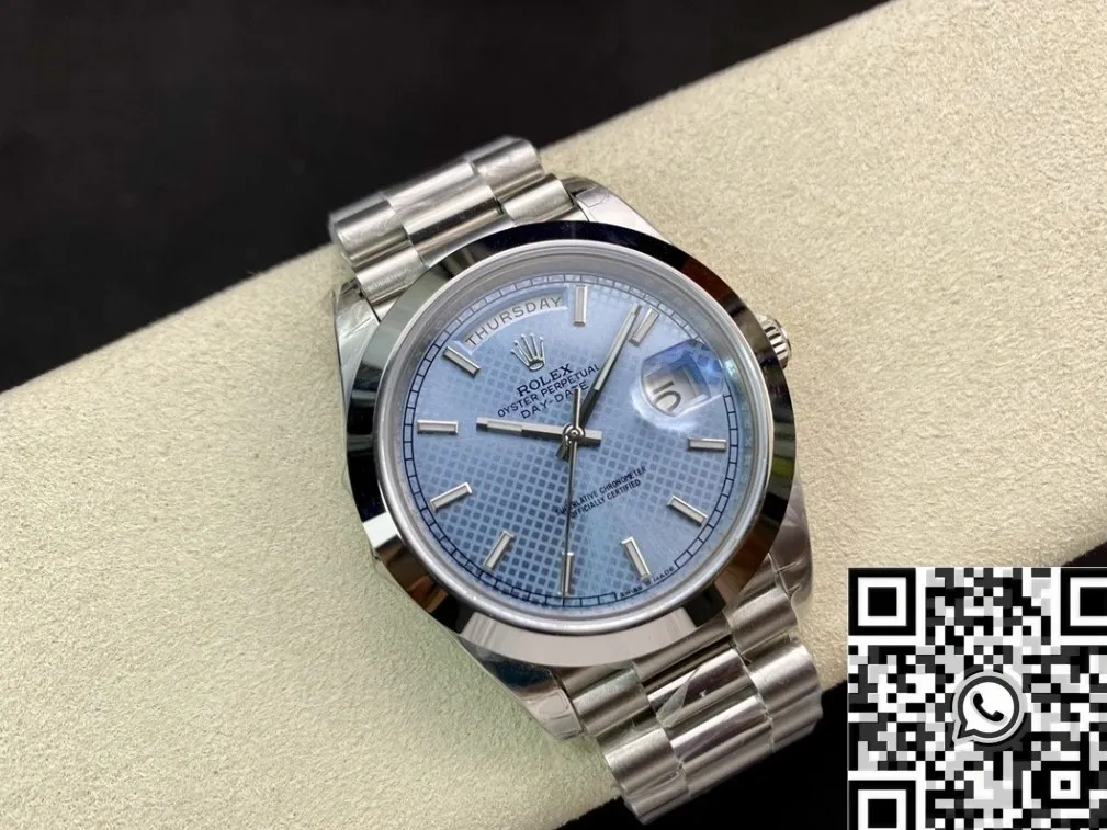 Rolex Day Date M228206-0004 Light Blue Dial Size 40mm Watch EW Factory SoftTouch 2789