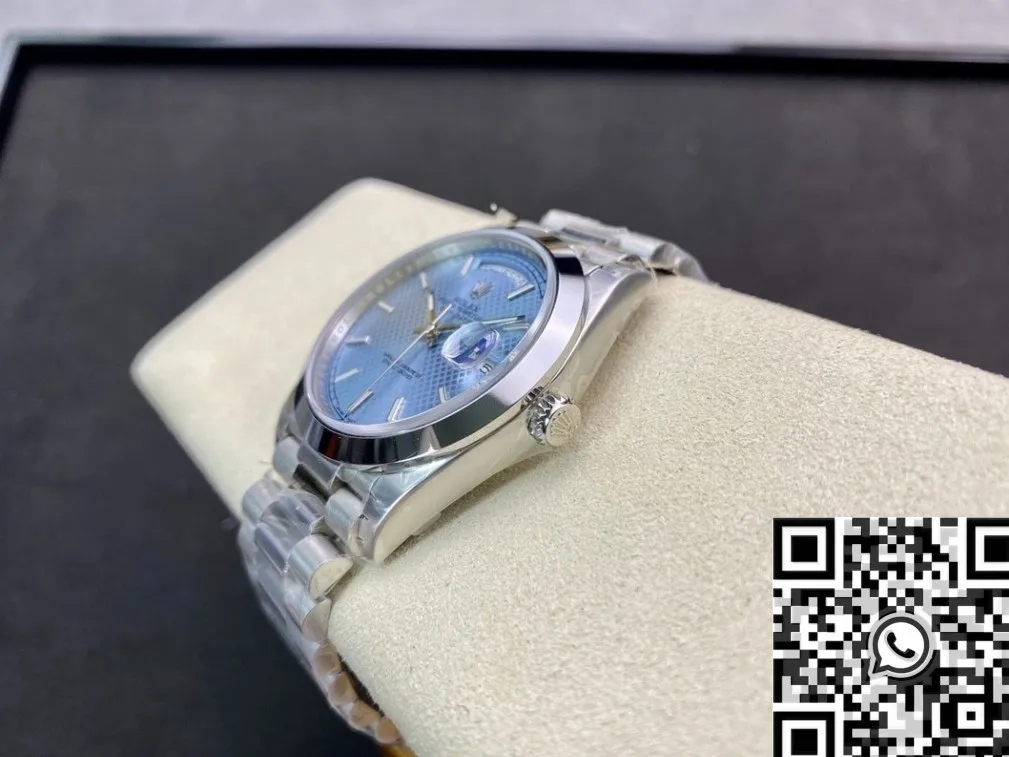 Rolex Day Date M228206-0004 Light Blue Dial Size 40mm Watch EW Factory SoftTouch 2789